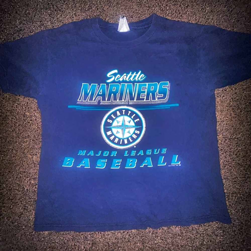 Vintage 1997 csa Seattle Mariners Navy Blue T-Shirt